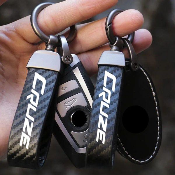 

keychains car accessories key chain keyrings keychain premium leather gift for chevrolet cruze sedan hatchback 2009-2014 lanyard keys, Silver