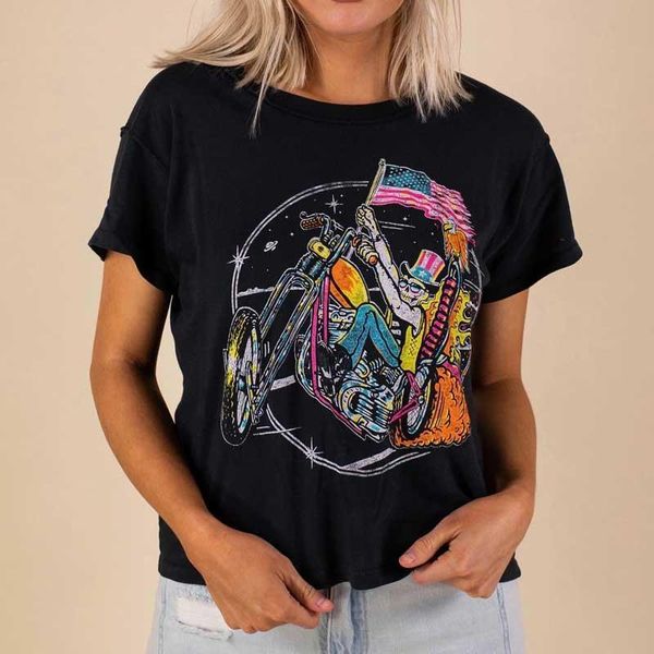 

cartoon letter printed tee summer women t shirts o neck short sleeve pullover female fashion casual streetwear shirt cap, White