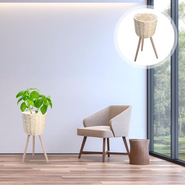 

planters & pots 1pc floor type flowerpot simple home decoration plant pot with corner bracket
