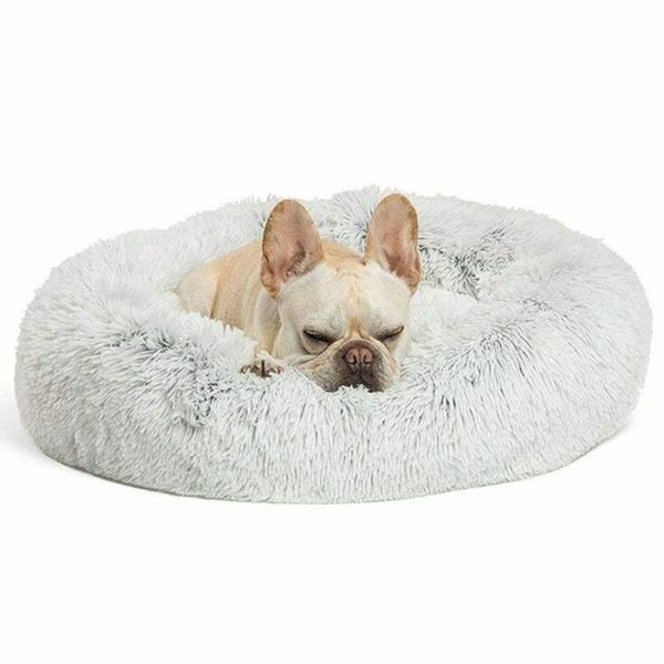 

kennels & pens winter comfortable warm cloth plush pet dogs cats round bed sleeping mat cushion kennel breathable nest