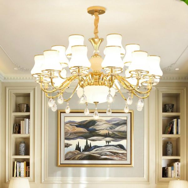 

pendant lamps modern crystal chandelier for living room bedroom home led light stylish marble branch lamp wf