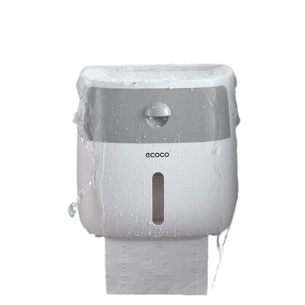

toilet paper holders bathroom tissue box multifunctional box, household waterproof punch-pumping roll holder rack