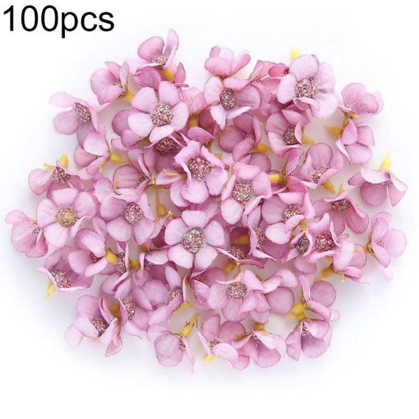 

decorative flowers & wreaths 50% s 100pcs 2cm mini artificial daisyes flower head diy wedding holiday garland decor