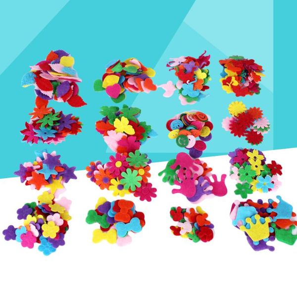 

colorful felt fabric flower embellishments for diy crafts clothes sewing handcraft (random pattern) decorative flowers & wreaths