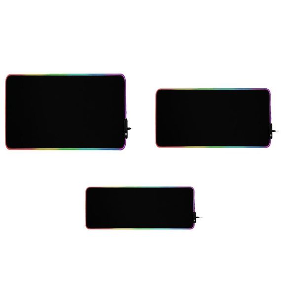 

mouse pads & wrist rests rgb gaming pad - large extended 13 lighting mode led soft