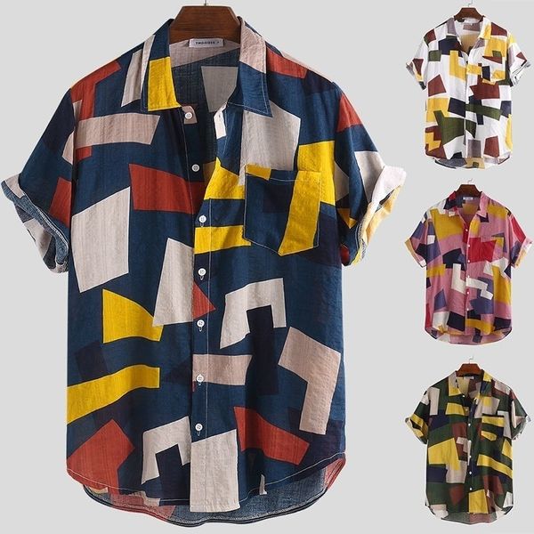 

men's shirts caual printed plaid hort leeve button, White;black
