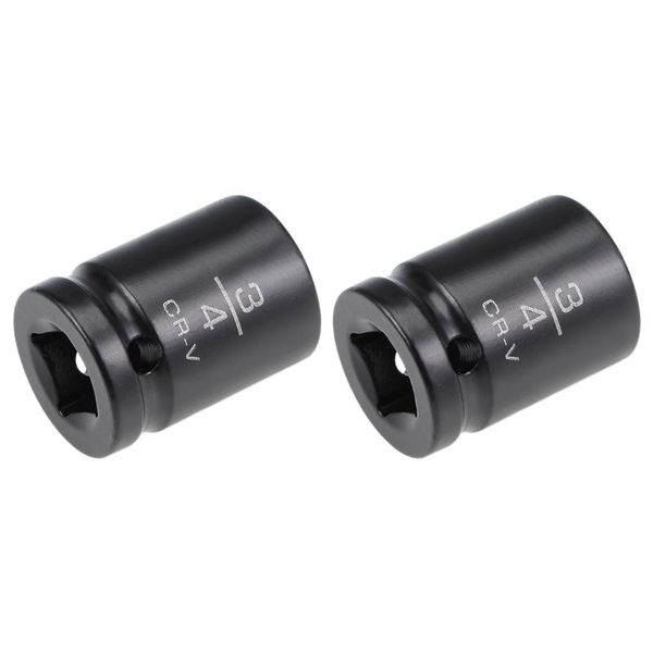 

hand tools uxcell 2 pcs 1/2-inch drive by 3/4-inch shallow impact socket, , 6-point