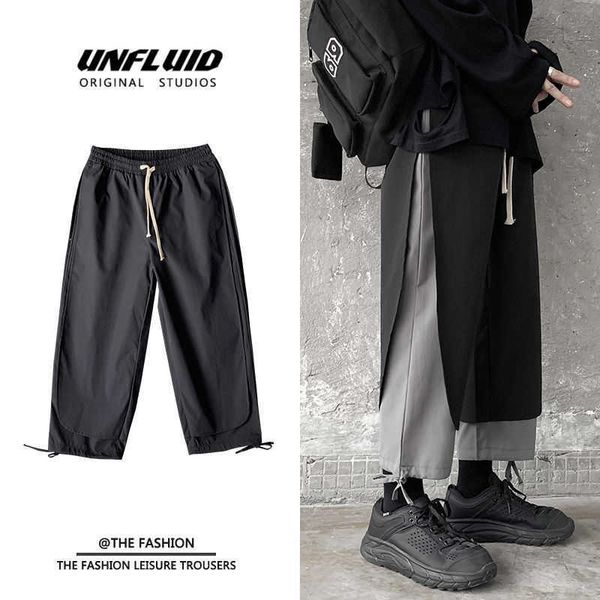 

men's pants harajuku streetwear black gray cargo mens fashions autumn loose plus size hip hop trousers mexk