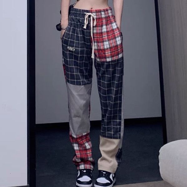 

women's pants & capris cotton pants, casual racing chess, hip hop, harajuku, japanese fashion, fun, loose 7f1l, Black;white