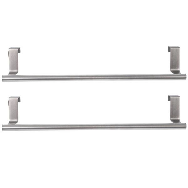 

towel racks 2pcs bathroom stainless steel shelves holes multifunctional