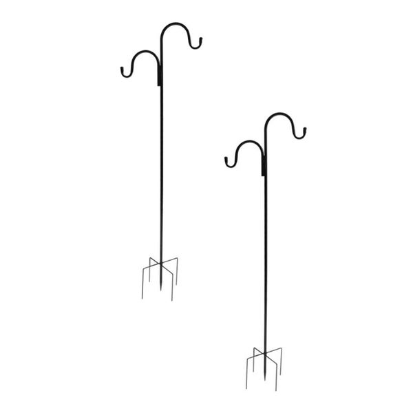 

hooks & rails 2pcs garden lamps hangers yard streetlamp shepherd iron hanging hook