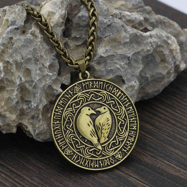 

nordic viking warrior necklace men's necklace, Silver