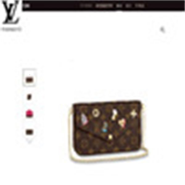 

bag brand three-in-one designer bags luxury rvs4 m63999 valentine's handles day chain limited silkscreen handbags badge pattern shoulde