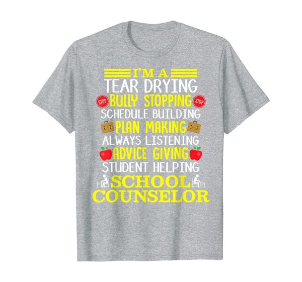 

Im a school counselor Tee For Teachers and Councillors T-Shirt, Mainly pictures