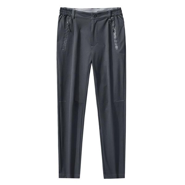 

casual pants men quick dry breathable male tactical summer thin trousers with multi zipper pockets plus size 6xl 7xl 8xl men's, Black