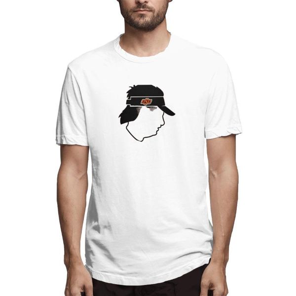 

men's t-shirts mike gundy t-shirt printed oversized men t shirt big size polyester goth tee streetwear, White;black