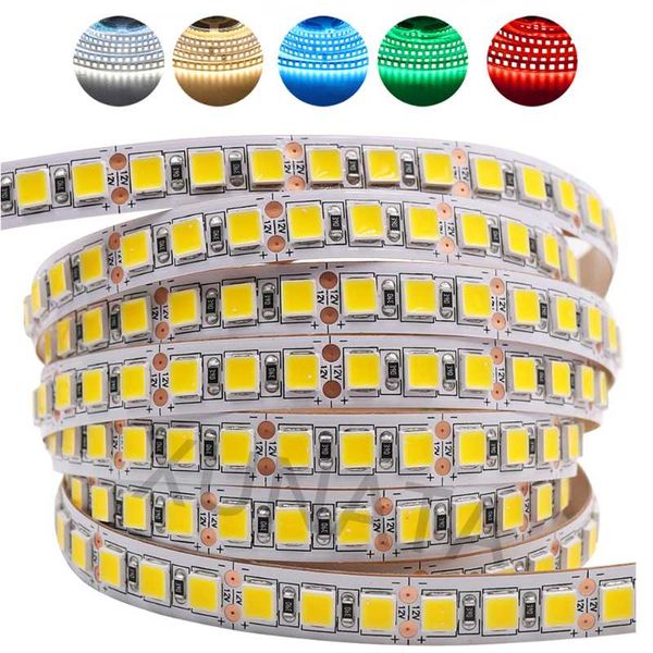 

strips 5m 5054 2835 led strip flexible light 12v 24v high brightness ribbon tape ip65 ip67 waterproof red green blue