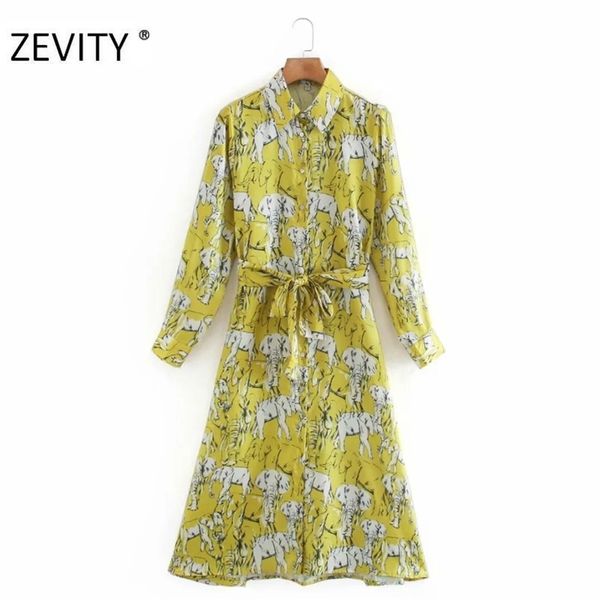 

women vintage animal print bow sashes shirt dress office lady long sleeve casual vestido chic business dresses ds4406 210420, Black;gray