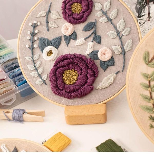

other arts and crafts kruissteek punch needlework tools bastidor para diy embroidery kits needle thread hoop sewing craft