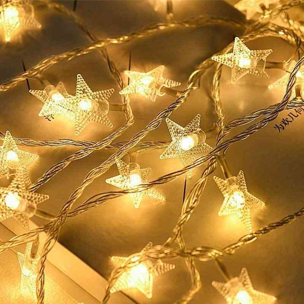 

lights led small color flash string room layout network christmas new year decorative lights