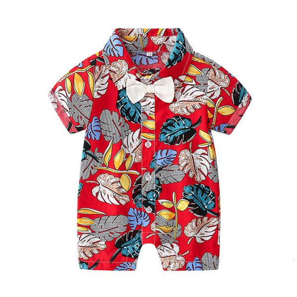 

direct batch multi color baby floral siamese short sleeve creeping suit, Blue