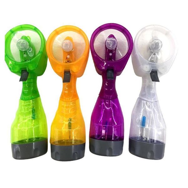 

electric fans sprinkler with mini cooling spray battery small fan gift