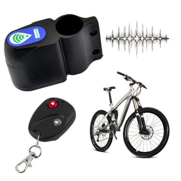 

bike locks bicycle anti-theft security alarm lock sound alert with remote control cycling padlock device accessories
