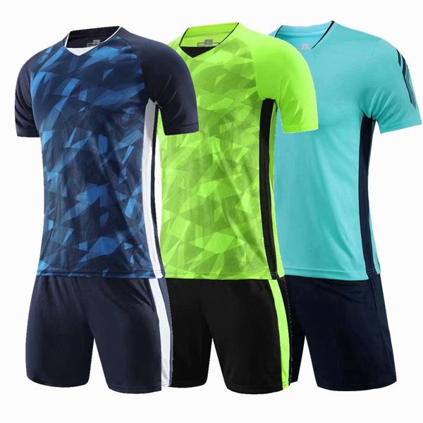 

gym clothing 2021 mens football kits uniforms children kids soccer jersey set customized futbol training shirts short sets, White;black