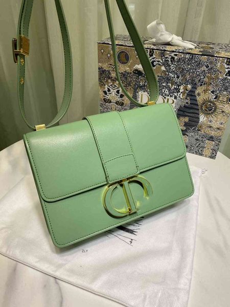 

montaigne 30 enamel buckle one shoulder messenger bag avocado green olive green bagszlyzlyluxury bags factory outlet