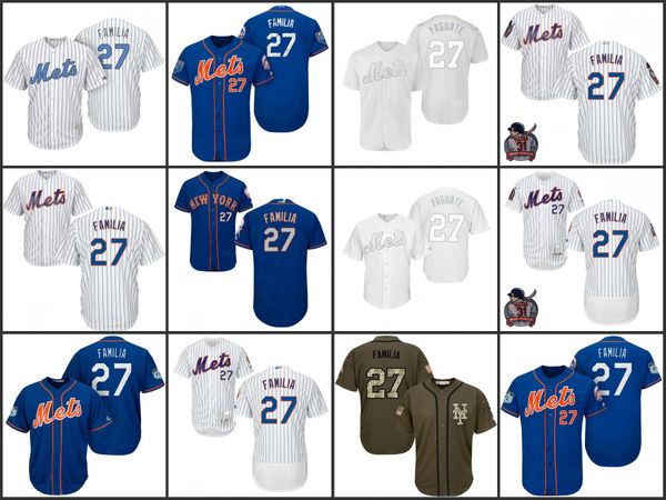 

new york mets men 27 jeurys familia yaguate women youthjersey, Black;red