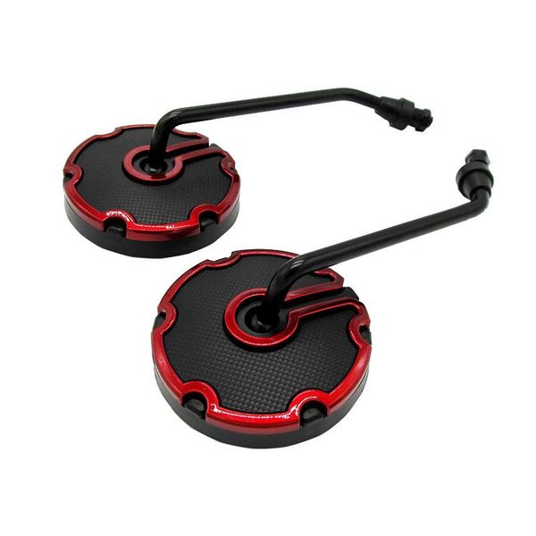 

motorcycle mirrors 1 pair universal 360 degrees rotated aluminum alloy 10mm rear view mirror for atv refit parts