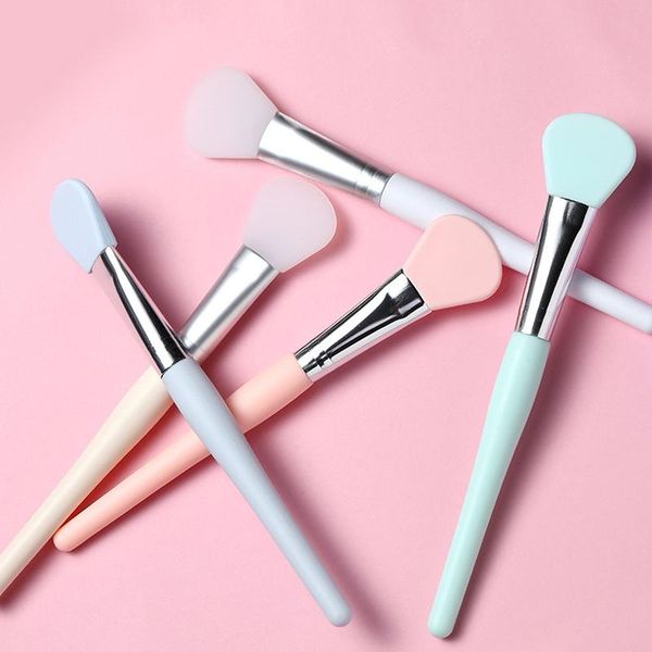 

makeup brushes 1pcs face mask brush professional silicone gel diy cosmetic beauty tools color random wholesale