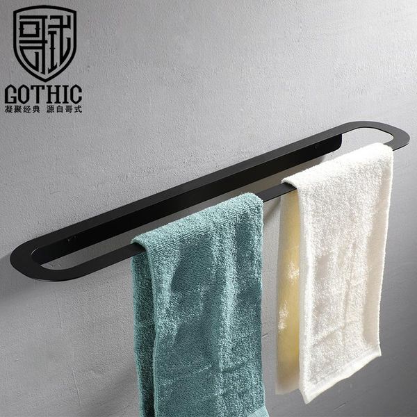 

european style simple wind stainless steel towel rack bathroom storage wall racks