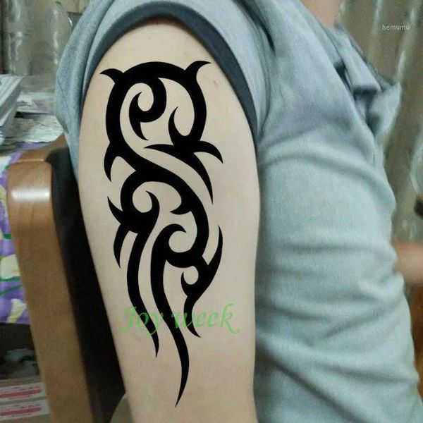 

waterproof temporary tattoo sticker cool man's tribal phoenix tatto stickers flash tatoo fake tattoos for men women 71