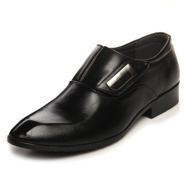 

dress shoes men elegant spring leather fashion social brand casual wedding #mpx8116166, Black
