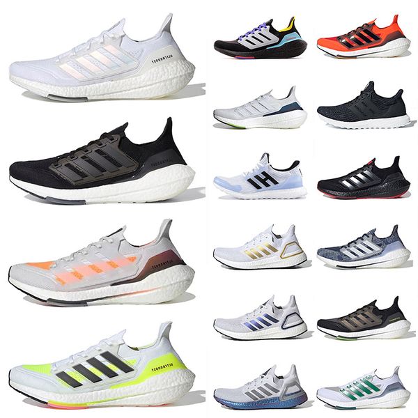 

wholesale 2021 ultra 6.0 running shoes ultraboost triple white black carbon scarlet sub green blue oxide mens women trainers sneakers 36-45, White;red