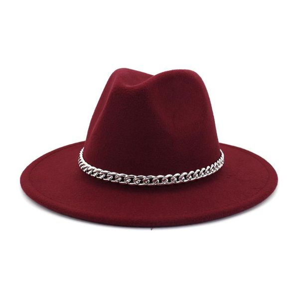 

wide brim hats dylaopan winter autumn imitation woolen women men ladies fedoras jazz european american round caps bowler hat feminino go, Blue;gray