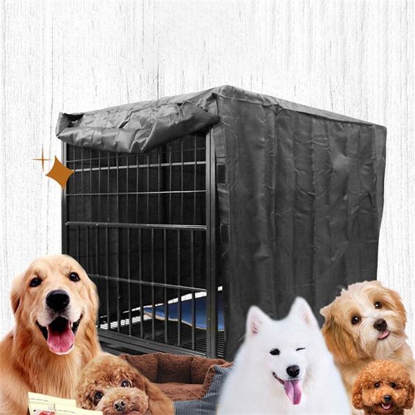 

kennels & pens 6 size oxford cloth dog house cover foldable for waterproof anti dust kennel protection pets