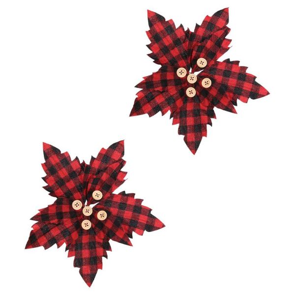 

gift wrap 2pcs xmas deskscene decors creative christmas tree flower shaped ornaments