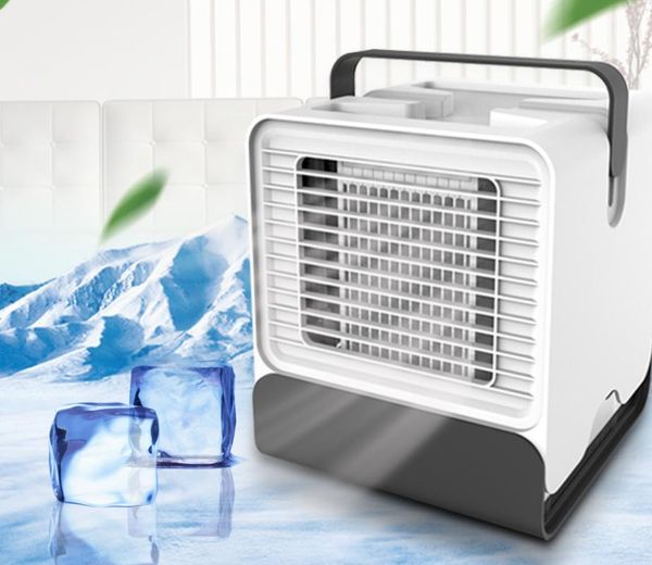 

electric fans 2021 home dormitory air conditioning fan negative ion mobile cooling deskmini