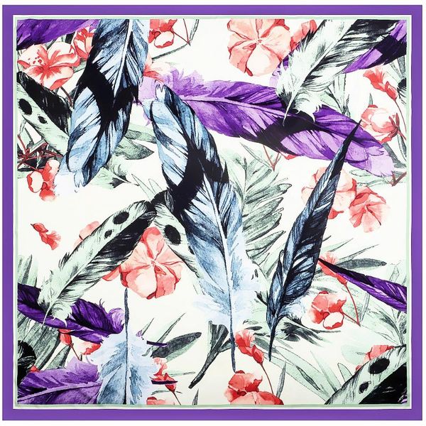 

scarves 130*130cm big square scarf women spring and autumn fashion silk neckerchief dress womens bandana shawl, Blue;gray