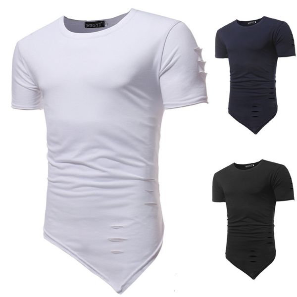 

men's t-shirts summer fashion short sleeve t-shirt 7430 alx8, White;black
