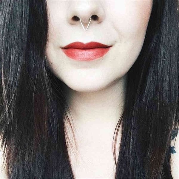

925 silver nose ring handmade gold filled punk septum hoop grillz real piercing jewelry