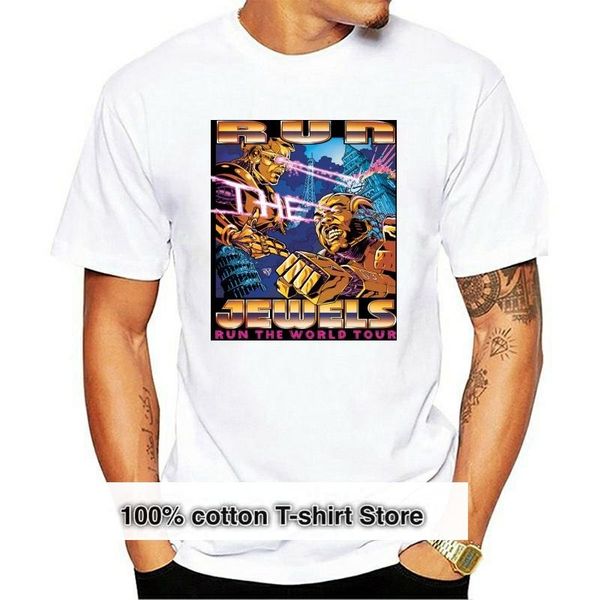 

men's t-shirts run the jewels tour world concert t-shirt men big size s-xxxl, White;black