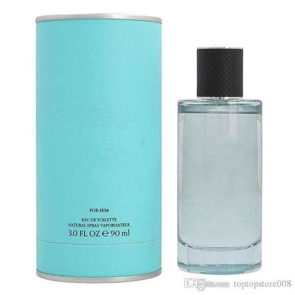 Perfumes de homens Spray de perfume 90ml EDT Love por ele Notas arom￡ticas c￭tricas Sprays superiores de longa dura￧￣o sabor