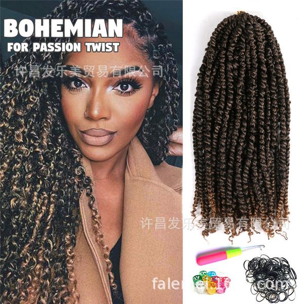 

wave passing water twist hair crochet braids, Black