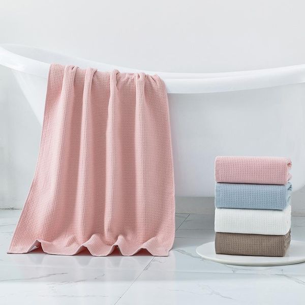 

towel cotton bath waffle terry shower 70*140cm honeycomb for