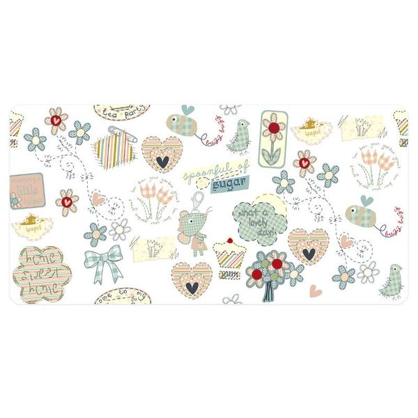 

mouse pads & wrist rests game 30x60cm cute cartoon pattern large locking edge gaming pad keyboard rubber table computer mat