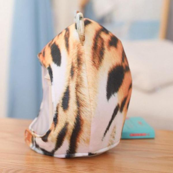 

party hats plush cartoon headwear skin-friendly fashionable vibrant colors tiger shaped doll headgear