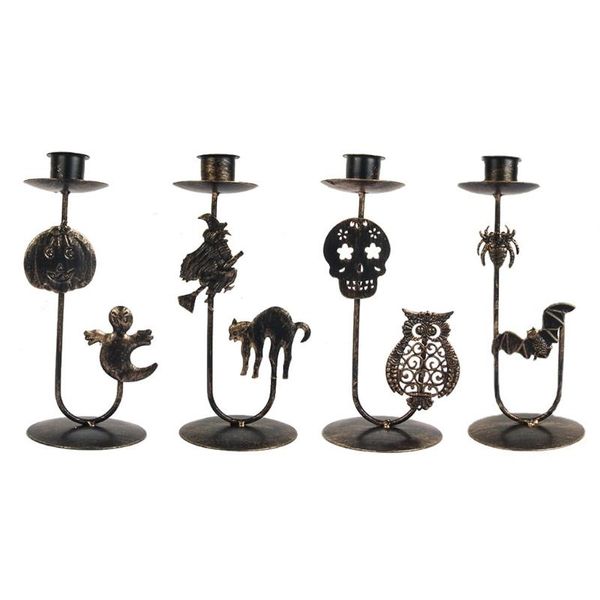 

candle holders halloween bat witch desktea light decorations classic candles display stand wax decor